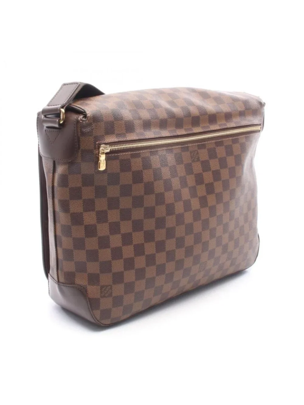 Louis Vuitton Shoulder Bag Spencer Damier Ebene Leather